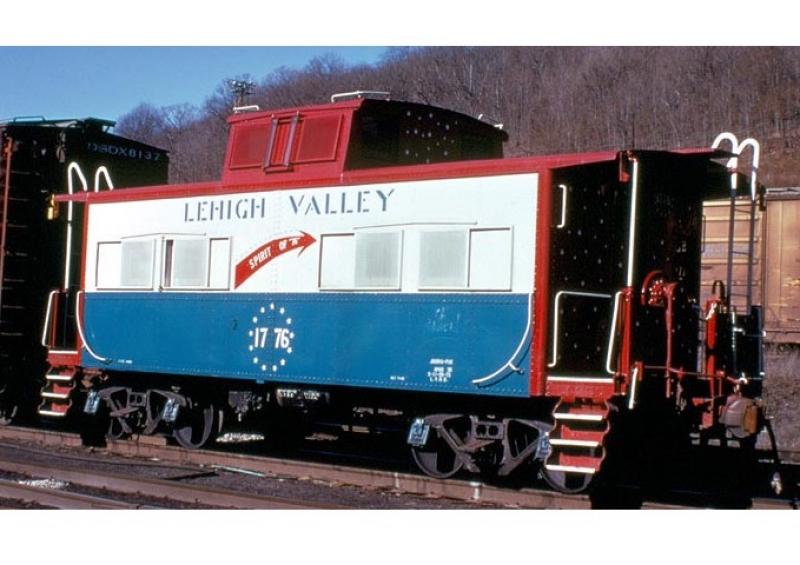 Lehigh Valley Railroad Lv Spirit Of 1776 Bicentennial Red White And Blue