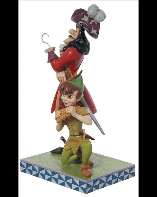 Peter Pan The Lost Boy Leader & Captain Hook Good Vs Evil Statue Diorama  (2-Unit Pack)