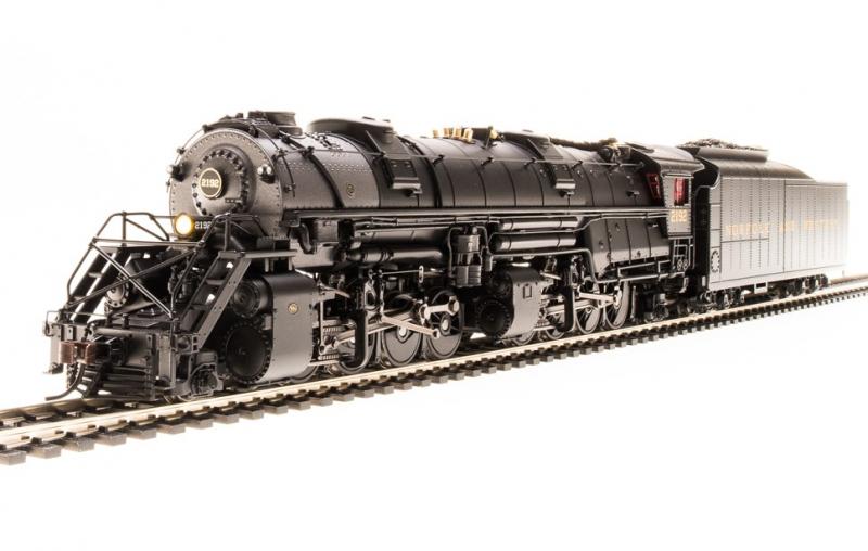 Norfolk & Western #2190 HO Y6b 2-8-8-2 Steam Locomotive & 22I Tender DC ...