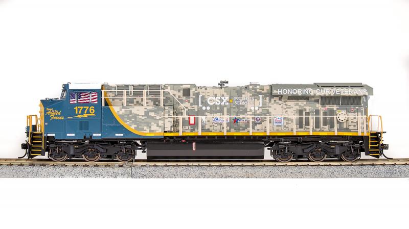 Csx Transportation 1776 Ho Pride In Service Veterans Moire Scheme Ge