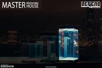 Master Revolving House The Black Light Up Display Case for Sixth Scale Figure 