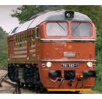 KDS-Kladenská dopravní a strojní s.r.o. #781 592-1 HO Rust Metallic Scheme Sergej T 679.1592 Diesel Locomotive for Model Railroaders Inspiration