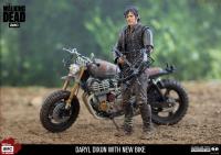 Daryl Dixon & Motorbike The Walking Dead Deluxe Statue Set