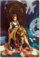 Friends Forever The Gothic Queen und Dragon Premium Figure Diorama královna a drak