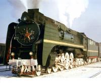 Российские железные дороги РЖД #P 36-0189 Trans-Siberian Railway SŽD Khaki Green Class P 36 4-8-4 Heavy Freight Steam Locomotive for Model Railroaders Inspiration