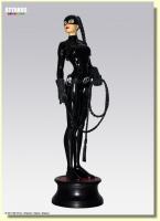 Cixi de Troy The Cat In A Black Leather Pin-Up Statue