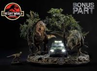 Two Tyrannosaurus Rex At Cliff Attack The Jurassic World Lost World BONUS Legacy Museum 1/15 Statue Diorama