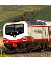 Ferrovie dello Stato Italiane FS #E464.360 HO FRECCIABIANCA Ribbed Scheme Class E 464 Electric Locomotive DCC & Sound