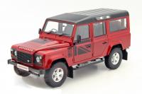 Land Rover Defender 110 RHD Red 1/18 Die-Cast Vehicle