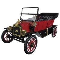 Ford Model T tourig Red 1/18 Die-Cast Vehicle