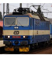 České dráhy ČD #362 052-3 HO Eso Blue White Stripe Scheme Class ES 499.1 Electric Locomotive DCC Ready