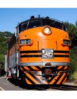 Western Pacific Railroad WP #918 Orange Black Scheme Class EMD F7 Diesel-Electric Locomotive for Model Railroaders Inspiration