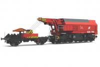 Österreichische Bundesbahnen #73036 HO Kirow EDK 750 Railway Slewing Crane DCC & Sound  železniční jeřáb