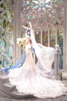 Jersey Girl In A Snow-White Wedding Ceremony Fress Anime Figure Diorama