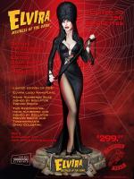 Cassandra Peterson As Elvira The Mistress of the Dark Sixth Scale Maquette Statue