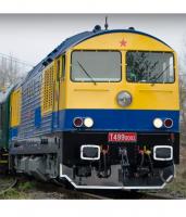 Československé Dráhy ČSD #T499.0001 HO Kyklop Blue Yellow Scheme Class 759.002 Diesel-Electric Locomotive DCC Ready