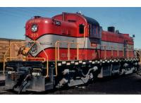 Greenbay & Western GBW #307 HO Red White Stripes Scheme Class ALCO RS-3 Road-Switcher Diesel-Eletric Locomotive DCC & LokSound