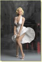 Marilyn Monroe Female Head Sculpt & Dress Suit 2. for Sixth Scale Figure (S09C)