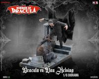 Christopher Lee As Count Dracula vs Van Helsing (Peter Cushing) The Horror of Dracula Sixth Scale Collectible Figure Diorama