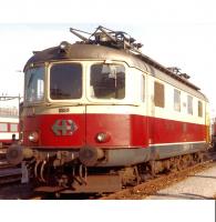 Schweizerische Bundesbahnen SBB/CFF/FFS #10050 HO TEE Red Ivory Scheme Class Re 4/4 I Old Electric Locomotive DCC & Sound