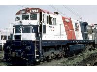 Conrail CR #1776 Bicentennial Red White Blue Scheme Class GE U34CH Passenger Diesel-Eletric Locomotive for Model Railroaders Inspiration