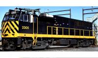 Muskingum Electric Railroad #2305 Black Scheme Class E25B Driverless Mining Electric Locomotive for Model Railroaders Inspiration