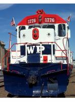Western Pacific WP #1976/1776 Bicentennial Red White & Blue Scheme Class EMD GP40 Road-Switcher Diesel-Electric Locomotive for Model Railroaders Inspiration