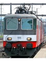 Regionalverkehr Mittelland AG RM #436 113-5 HO Colani Red Whita Scheme Class 436 (Re 4/4 III) Electric Locomotive DCC Ready