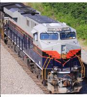 Norfolk Southern NS #8101 HO Central of Georgia Heritage Paint GE ES44AC Diesel Locomotive  DC DCC & Paragon3 Sound  