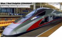 China Railway CNR 中国铁路总公司 #CR400AF/BF Fuxing Hao 复兴号 GOLDEN PHOENIX / BLUE OR RED DOPLHIN Class CR400 EMU High Speed Bullet Train for Model Railroaders Inspiration