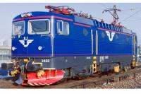 Statens Järnvägar SJ #1422 Mörkblå Dark Blue X Scheme Class Rc 7 Express Swedish Electric Locomotive for Model Railroaders Inspiration