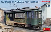 Служебый Грузовой #G-14 Class X Russian Old-Time 2-Axle Early CARGO Tramway Street Car 1/35 Model Replica KIT stavebnice