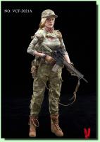 Camouflage Female Shooter CP Sixth Scale Collector Action Figure