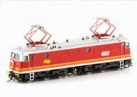 New South Wales Government Railways NSWGR #4607 HO Australia Silver Roof & Red Pantographs Candy Scheme Class 46 Electric Locomotive DCC Ready