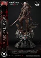 Geralt of Rivia The Witcher 3 Wild Hunt Battle Damage Third Scale Statue Diorama  Zaklínač
