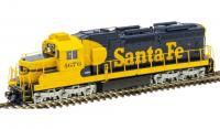 Atchison, Topeka & Santa Fe #4676 HO Yellow Bonnet Class EMD SD-26 Diesel_Electric Road Switcher Locomotive DC DCC & Sound