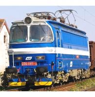 BRKS #230 085-5 ČD Dark Blue White Stripe Scheme Class S 489.0 (230) LAMINATKA Electric Locomotive for Model Railroaders Inspiration