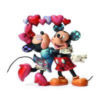 Mickey and Minnie Hearts Statue 