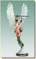 Angelus Soaring Into Battle The Winged Beauty & Emerald Sixth Scale Statue