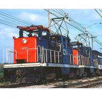 Canadian National CN #6727+6725 E/B STCUM Societe de Transport de la Communaute Urbaine de Montreal Red Black Class Z-5-a 86-ton GE Centre-Cab Electric Locomotive for Model Railroaders Inspiration
