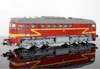 Československé Dráhy ČSD #T679 1502 HO Sergej Red Yellow Flash Scheme Class 781 (781 502-0) Diesel-Electric Locomotive DCC & Sound