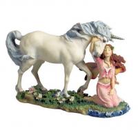 Enchanted Forest Fairy & Unicorn Premium Figure Diorama