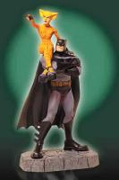Catgirl Atop Batman Dark Knight Strikes Again Statue diorama