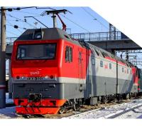 Российские железные дороги РЖД #2ES6 Синара Class 2ЭС6 DC Two-Section Freight Electric Locomotive for Model Railroaders Inspiration
