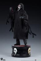 Ghost Face In A Black Reaper Robe The Halloweens Killer Staple DELUXE Quarter Scale Statue