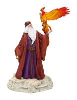 Albus Dumbledore The Headmaster of Hogwarts & Fawkes The Phoenix Harry Potter Statue Diorama