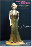 Marilyn Monroe As Lorelei Lee In A Gold Dress Sixth Scale Collectible Figure