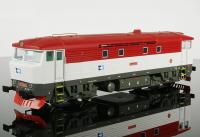 České Dráhy ČD Cargo #751 220-5 HO Bardotka Red White Scheme Class T478.1 Diesel-Electric Locomotive DCC Ready