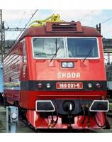 Škoda Plzeň #169 001-5 Asynchron Red Livery Type 85E (E 499.5) Electric Locomotive for Model Railroaders Inspiration