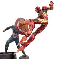 Captain America vs Iron Man Premium Motion Statue Diorama